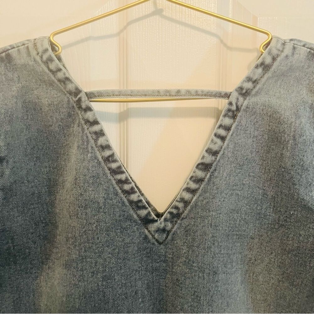 Free People Denim Ruffle Dress - Picture 8 of 10